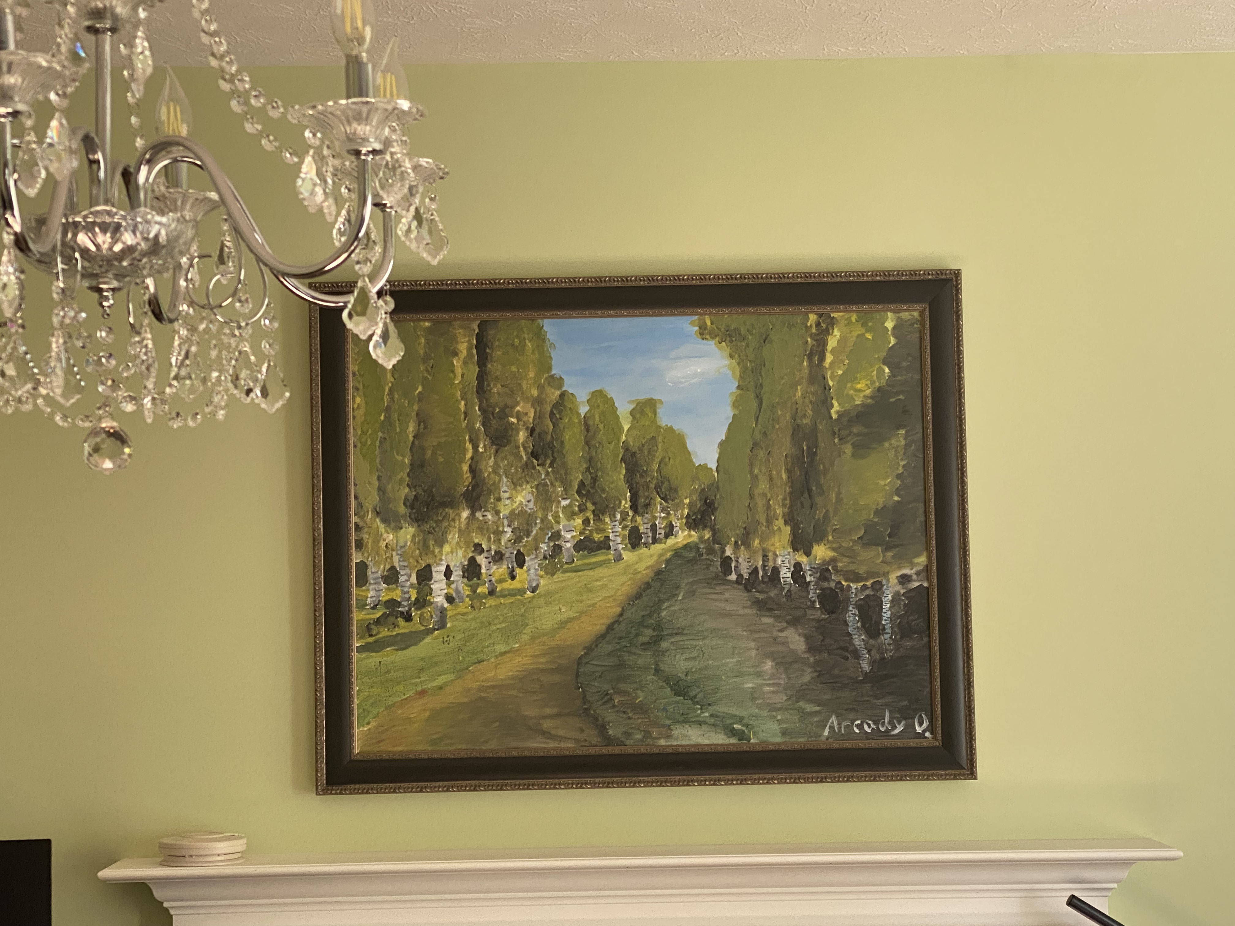 Green Forest painting