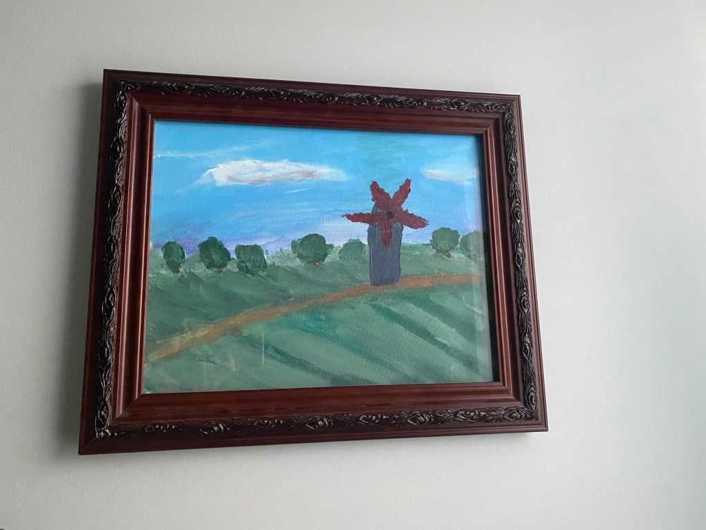 Green Grass Hills painting